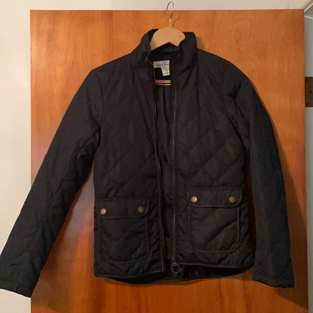 H&M L.O.G.G jacket, navy blue, women’s size US 4